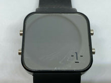 Load image into Gallery viewer, Mirror 1:Face Square Modern Black LED Digital Quartz Watch Hour~Date~New Battery
