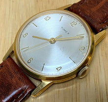 Load image into Gallery viewer, Early VTG Timex Mercury Mens Gold Tone Hand-Wind Mechanical Watch Hours~Run Fast
