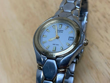 Load image into Gallery viewer, Citizen Eco-Drive E011-K001200 Lady Gold Tone Solar Analog Quartz Watch Hours
