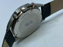 Load image into Gallery viewer, Fossil CH3028 Men 100m Silver Blue Steel Quartz Chronograph Watch Hours~New Batt
