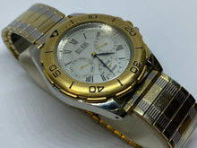 Load image into Gallery viewer, Vintage Bill Blass Men Moving Bezel Analog Quartz Watch Hour~Day Date~New Batter
