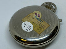 Load image into Gallery viewer, Vintage Westclox USA Stop Watch Silver White Hand-Wind Mechanical Stopwatch
