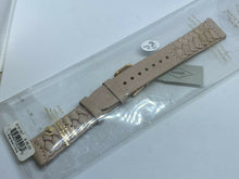 Load image into Gallery viewer, Original Fossil Pinkish Beige Braided Genuine Leather Watch Strap Band~18mm
