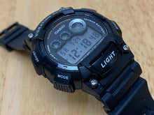 Load image into Gallery viewer, Casio W-735H Mens 100m Black Digital Vibration Alarm Quartz Watch Hours~New Batt
