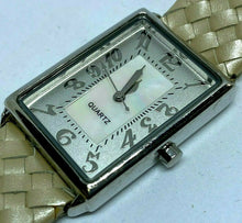 Load image into Gallery viewer, Vintage J. Jill Men Lady Silver Rectangle Analog Quartz Watch Hours~New Battery
