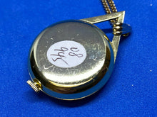 Load image into Gallery viewer, VTG Sheffield Swiss Lady Art Deco Hand-Wind Necklace Pendant Pocket Watch Hours
