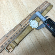 Load image into Gallery viewer, Vintage Tunlees Swiss Parts Roman Leather Analog Quartz Watch Hours~New Battery
