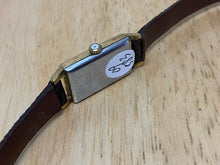 Load image into Gallery viewer, Vintage Anne Klein Lady 17J Gold Tone Rectangle Hand-Wind Mechanical Watch Hours
