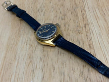 Load image into Gallery viewer, VTG HTM Smitha Lady 17 Jewels Gold Tone Leather Hand-Wind Mechanical Watch Hours
