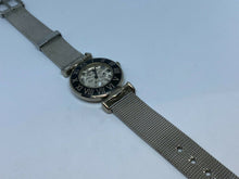 Load image into Gallery viewer, Vintage Hilton Lady Silver Black Roman Mesh Analog Quartz Watch Hour~New Battery
