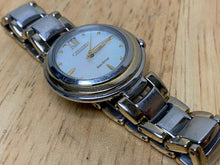 Load image into Gallery viewer, Citizen Eco-Drive E031 Lady Dual Tone MOP Mosaic Dial Analog Quartz Watch Hours
