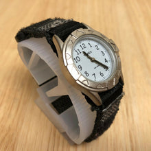 Load image into Gallery viewer, Timex Lady 30m Silver White Nylon Band Analog Quartz Watch Hours~New Battery
