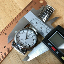 Load image into Gallery viewer, Vintage Carriage By Time Lady Classic Silver Analog Quartz Watch Hour~New Batter
