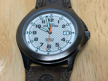 Load image into Gallery viewer, Timex Expedition Men 50m Gun Metal Leather Analog Quartz Watch Hours~New Battery
