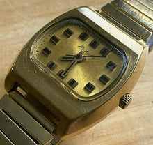 Load image into Gallery viewer, VTG Raketa USSR Men Gold Tone Barrel Hand-Wind Mechanical Watch Hour~Not Running
