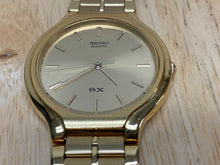 Load image into Gallery viewer, Vintage Seiko SX V701-6K00 Men Gold Tone Thin Analog Quartz Watch Hours~New Batt
