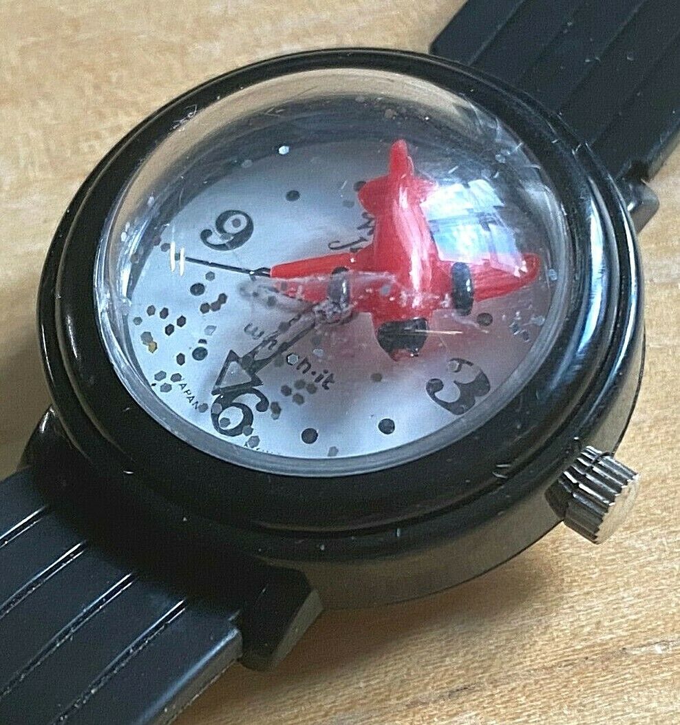 Vintage Watch-it  Lady Slow Moving Plane Bubble Hand-Wind Mechanical Watch Hours