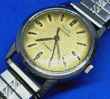 Load image into Gallery viewer, VTG Elgin Sportsman Mens 17 Jewels Silver Swiss Hand-Wind Mechanical Watch Hours
