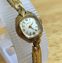 Load image into Gallery viewer, VTG Benrus Lady 10k RGP GF Band Swiss Cocktail Hand-Wind Mechanical Watch Hours
