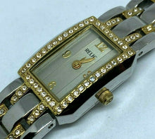 Load image into Gallery viewer, Nice Relic ZR33793 Lady Dual Tone Rhinestone Analog Quartz Watch Hour~New Batter
