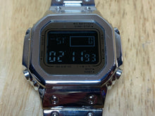 Load image into Gallery viewer, Unused Men Silver Metal Reverse LCD Digital Alarm Chrono Watch Hours~New Battery
