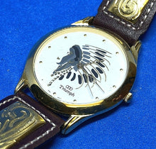 Load image into Gallery viewer, VTG Triumph Men Old Culture Style Fancy Band Analog Quartz Watch Hour~New Batter

