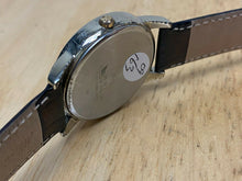 Load image into Gallery viewer, Timex Men 30m Gold-White Leather Band Analog Quartz Watch Hours~Date~New Battery
