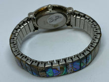 Load image into Gallery viewer, Vintage LA Express Lady Abalone MOP Oval Analog Quartz Watch Hours~New Battery
