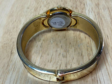 Load image into Gallery viewer, Vivani Lady Enamel Art Deco Gold Cuff Bangle Analog Quartz Watch Hour~New Batter
