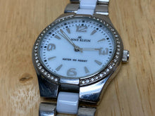 Load image into Gallery viewer, Anne Klein 10/9119 Lady 30m Silver Ceramic Analog Quartz Watch Hours~New Battery
