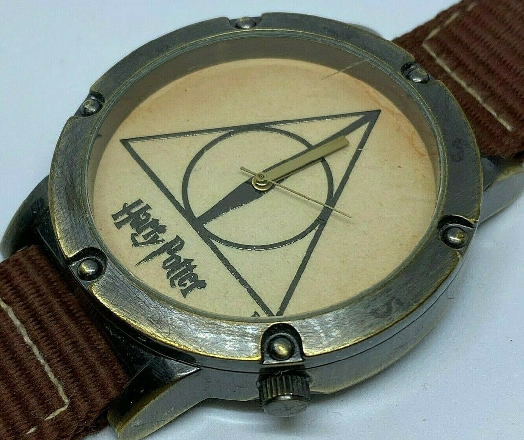 Harry Potter Deathly Hallow By Accutime Men Analog Quartz Watch Hour~New Battery