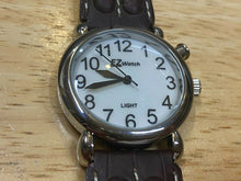 Load image into Gallery viewer, EZ Watch Men Lady Silver Bright Luminous Analog Quartz Watch Hours~New Battery
