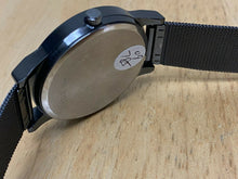 Load image into Gallery viewer, FMD Mens All Black Japan Movt Mesh Band Analog Quartz Watch Hours~New Battery
