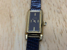 Load image into Gallery viewer, Vintage Anne Klein Lady 17J Gold Tone Rectangle Hand-Wind Mechanical Watch Hours
