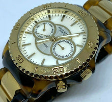 Load image into Gallery viewer, Anne Klein Swiss Men Lady Faux Tiger Skin Analog Quartz Watch Hour~Date~New Batt
