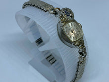 Load image into Gallery viewer, Vintage Waltham Lady 2 Real Diamonds Cocktail Hand-Wind Mechanical Watch Hours
