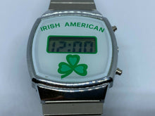 Load image into Gallery viewer, Vintage Iris America Mens Silver LCD Digital Quartz Watch Hours~Date~New Battery
