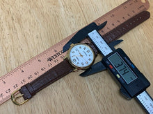 Load image into Gallery viewer, Timex Indiglo Men Gold Tone Perpetual Calendar Analog Quartz Watch Hour~New Batt
