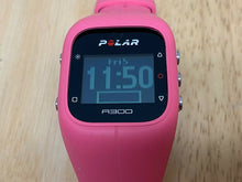 Load image into Gallery viewer, Polar A300 Mens Pink Black Digital GPS Fitness Tracker Quartz Smart Watch Hours
