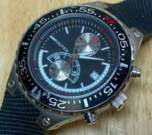 Load image into Gallery viewer, Nautica Mens 50m Steel Analog Quartz Chronograph Watch Hours~Date~New Battery
