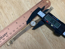Load image into Gallery viewer, Vintage Bulova Lady 10k Gold Filled Mesh Band Hand-Wind Mechanical Watch Hours
