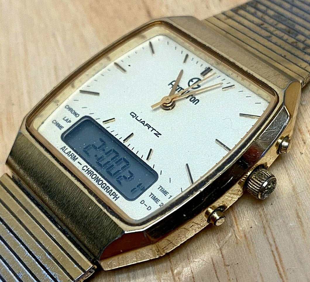 Vintage Armitron 20/3155 Men Analog Digital Alarm Chrono Watch Hours~New Battery