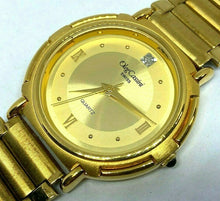 Load image into Gallery viewer, Vintage Oleg Cassini Mend Gold Tone Swiss Analog Quartz Watch Hours~New Battery
