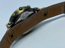 Load image into Gallery viewer, WoMaGe Musical Notes Dial Antique Bronze Finish Quartz Watch Hours~New Battery
