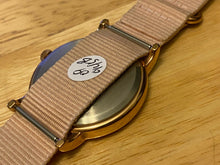 Load image into Gallery viewer, Timex Indiglo Men 30m Rose Gold White Leather Analog Quartz Watch Hours~New Batt
