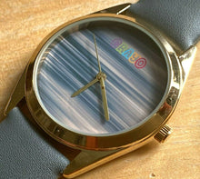 Load image into Gallery viewer, Unused Crayo Men Leather Gold Tone Colorful Analog Quartz Watch Hour~New Battery
