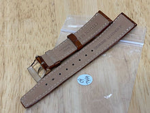 Load image into Gallery viewer, Original New Citizen Brown Genuine Leather Golden Buckle Watch Strap Band~18mm
