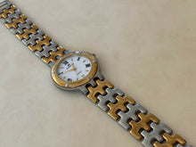 Load image into Gallery viewer, Raymond Dior Swiss Men 18k Gold Plated Analog Quartz Watch Hour~Date~New Battery
