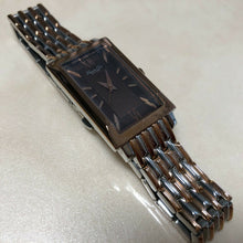 Load image into Gallery viewer, Kenneth Cole KC4622 Dual Tone Steel Rectangle Analog Quartz Watch Hours~New Batt
