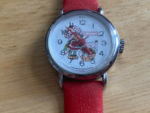 Load image into Gallery viewer, VTG Strawberry Shortcake By Bradley Lady Silver Hand-Wind Mechanical Watch Hours
